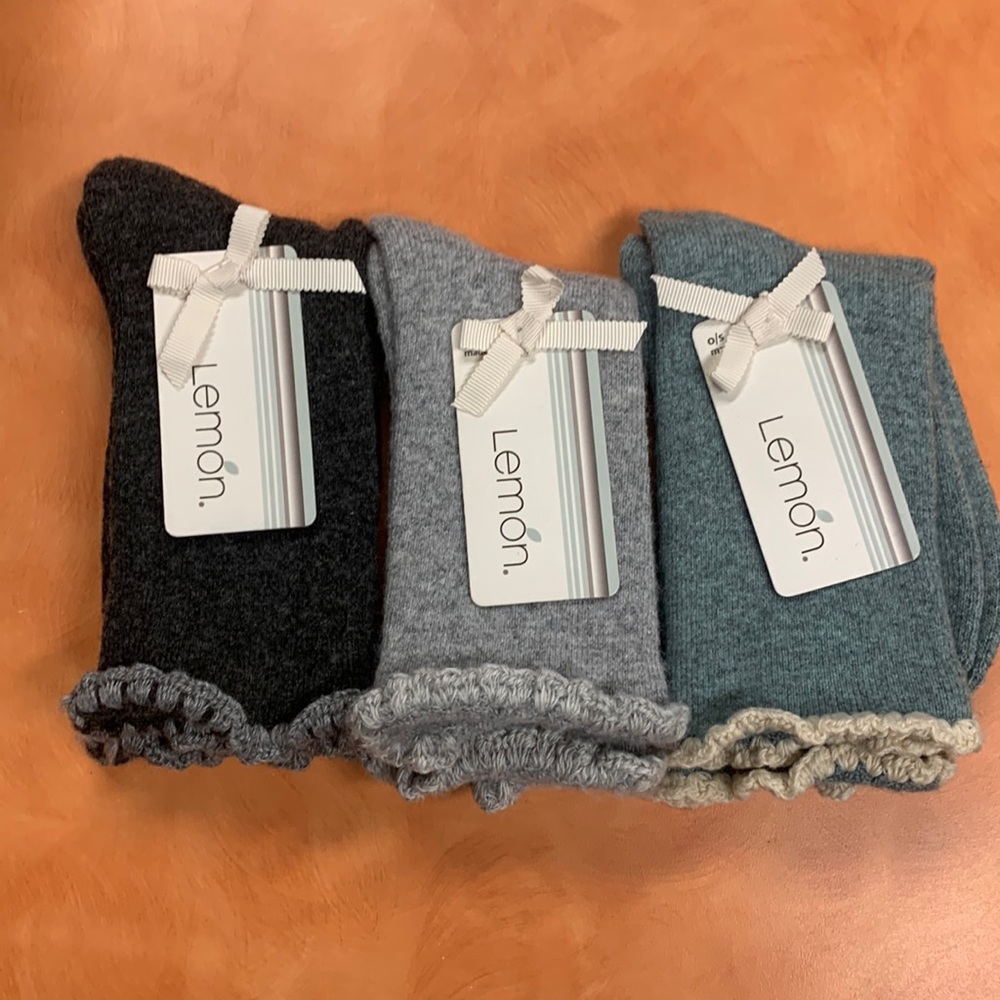 Lemon Socks 3 Pair